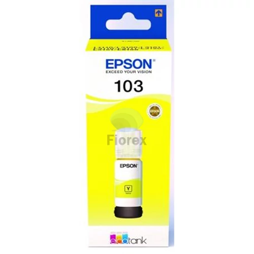 T00S44A Tinta EcoTank L3110, L3150, L1110 nyomtatókhoz, EPSON 103, sárga, 65 ml