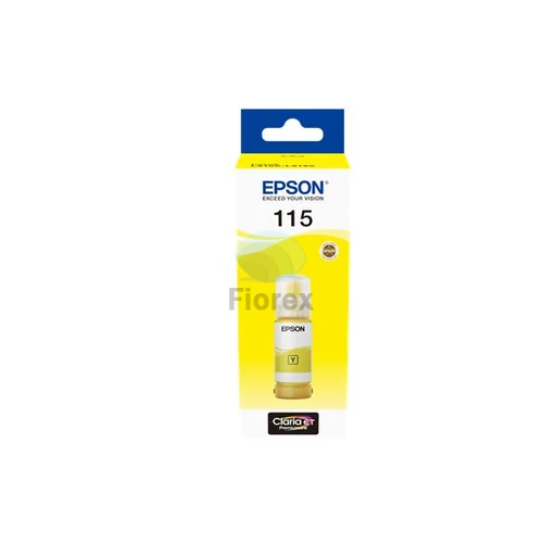 T07D44 Tinta, EcoTank L8160, L8180 nyomtatókhoz, EPSON, sárga, 70 ml