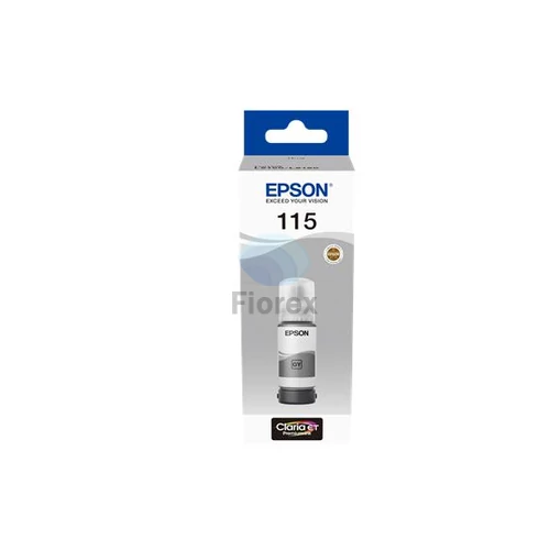 T07D54 Tinta, EcoTank L8160, L8180 nyomtatókhoz, EPSON, szürke, 70 ml