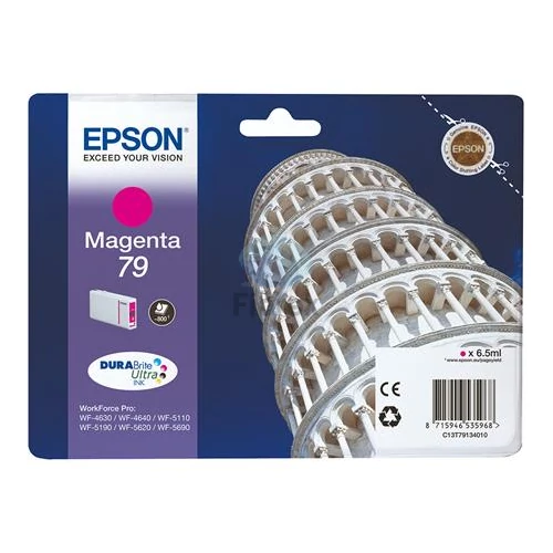 T79134010 Tintapatron Workforce Pro WF-5110, WF-5690 nyomtatókhoz, EPSON, magenta, 0,8k