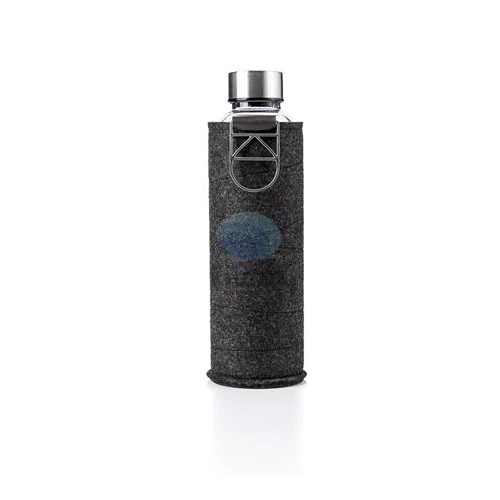 Kulacs, 750 ml, üveg, EQUA "Mismatch Silver"
