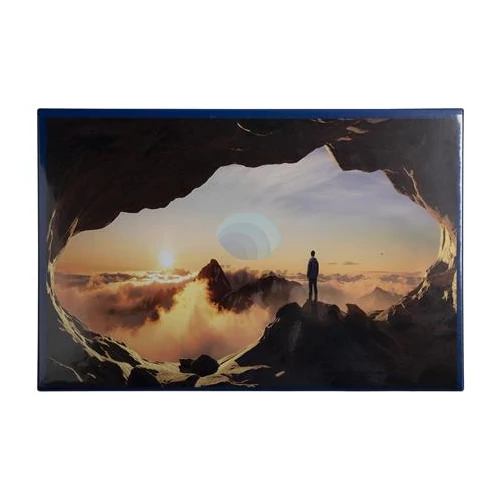 Könyökalátét, PVC, 375x575 mm, EXACOMPTA "KreaCover®", kék
