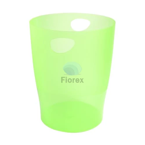 Papírkosár, 15 l, PP, EXACOMPTA "Linicolor", almazöld
