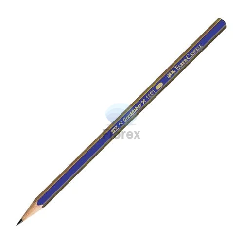 Grafitceruza, 3B, hatszögletű, FABER-CASTELL "Goldfaber"