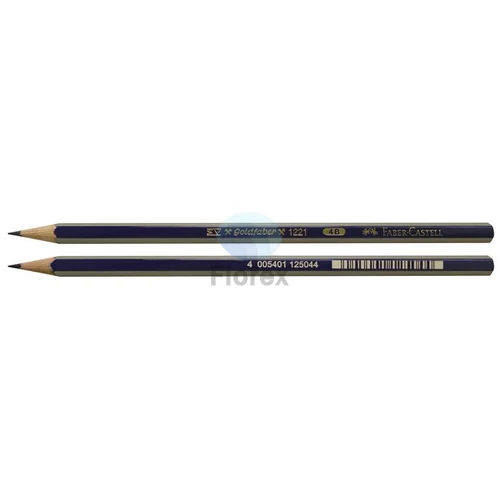 Grafitceruza, 4B, hatszögletű, FABER-CASTELL "Goldfaber"
