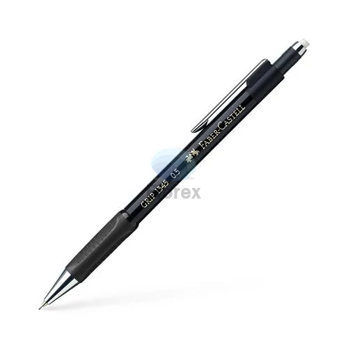 Nyomósirón, 0,5 mm, FABER-CASTELL "Grip 1345", fekete