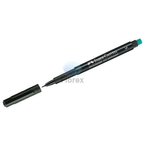Alkoholos marker, OHP, 0,4 mm, FABER-CASTELL "Multimark 1523", fekete
