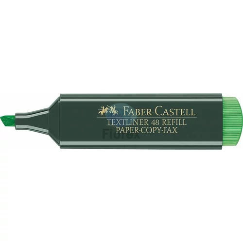 Szövegkiemelő, 1-5 mm, FABER-CASTELL, "Textliner 48", zöld