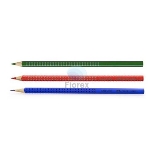 Színes ceruza készlet, háromszögletű, FABER-CASTELL "Grip 2001", 3 különböző szín