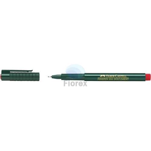 Tűfilc, 0,4 mm, FABER-CASTELL "Finepen 1511", piros