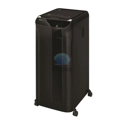 Iratmegsemmisítő, mikrokonfetti, 550 lap, FELLOWES "AutoMax 600M", fekete