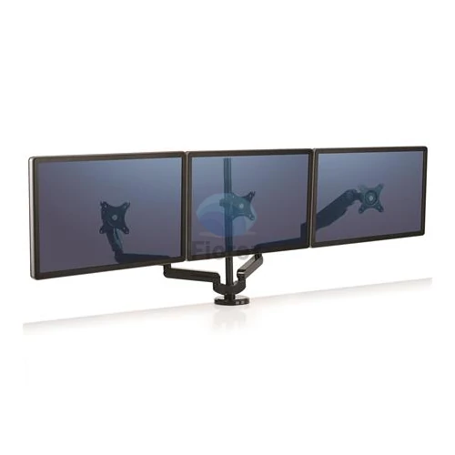 Monitortartó kar, három monitorhoz, FELLOWES "Platinum Series™ Trial", fekete
