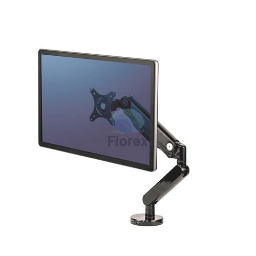 Monitortartó kar, egy monitorhoz, FELLOWES, "Platinum Series™ Single", fekete
