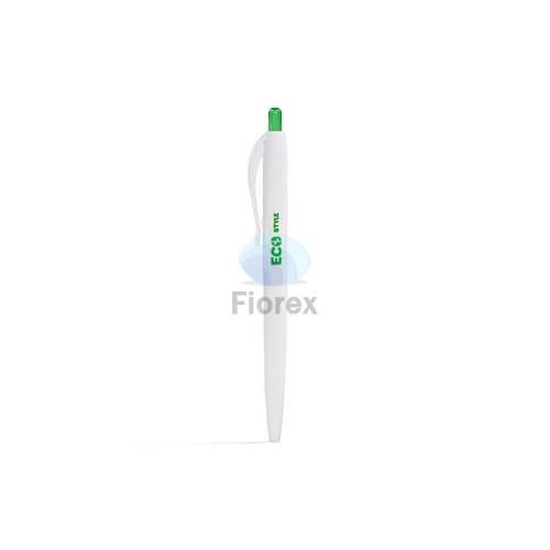 Golyóstoll, 0,25 mm, nyomógombos, FLEXOFFICE "FO-029 Eco Style", kék