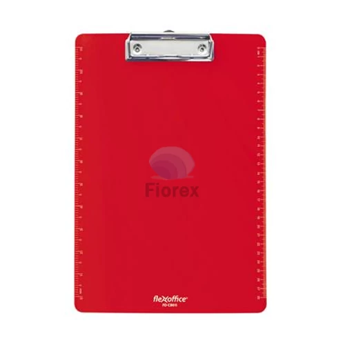 Felírótábla, A4, műanyag, FLEXOFFICE "FO-CB011", piros
