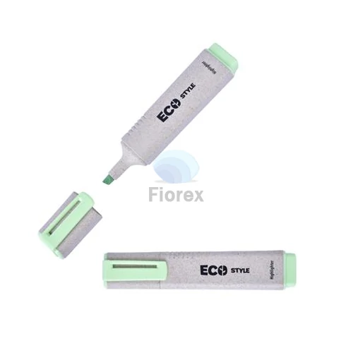 Szövegkiemelő, 1-4 mm, FLEXOFFICE HL05 Eco Style, zöld