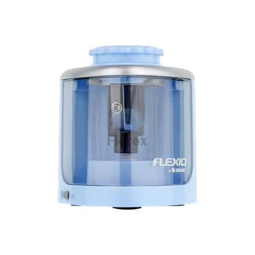 Hegyező, elemes, asztali, FLEXOFFICE Flexio, kék