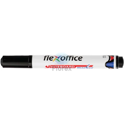 Táblamarker, 2,5 mm,kúpos, FLEXOFFICE "WB03", fekete