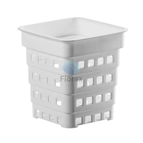 Evőeszköz szárító, 10x10x12 cm, GASTROMAX, fehér