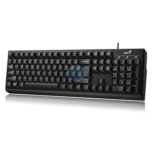 Billentyűzet, vezetékes, 12 funkciógomb, USB, GENIUS "Smart KB-100", fekete