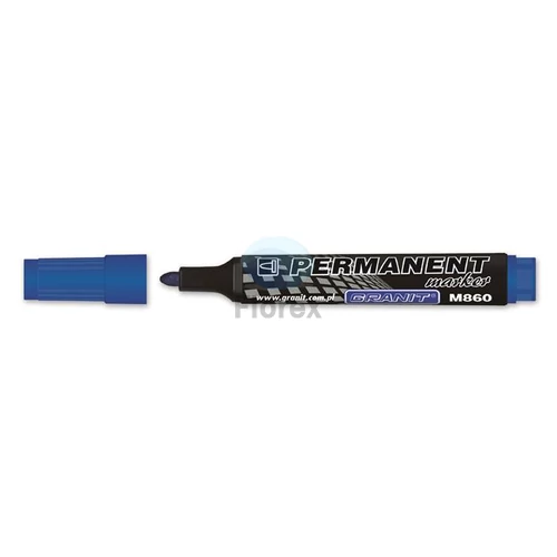 Alkoholos marker, 3-4 mm, kúpos, GRANIT "M860", kék