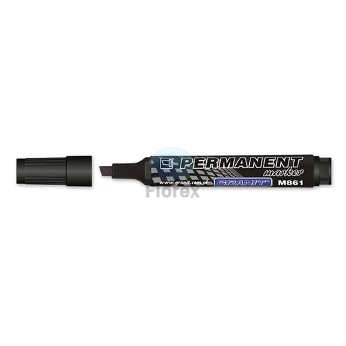 Alkoholos marker, 1-5 mm, vágott, GRANIT "M861", fekete