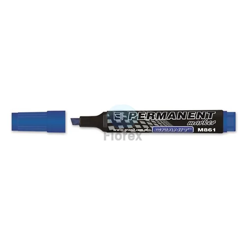Alkoholos marker, 1-5 mm, vágott, GRANIT "M861", kék