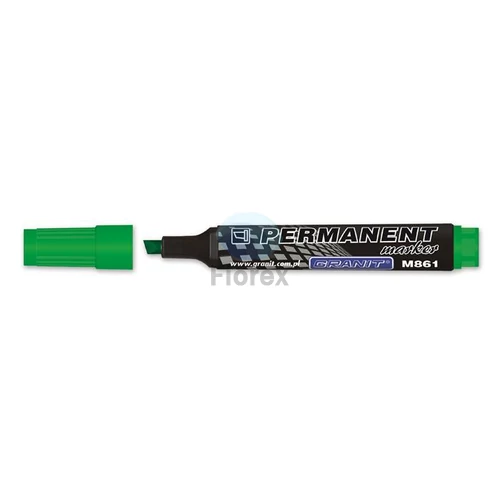 Alkoholos marker, 1-5 mm, vágott, GRANIT "M861", zöld