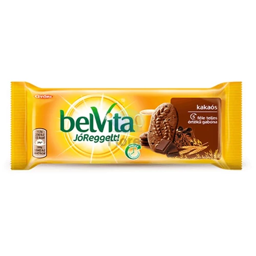 Keksz, 50 g, GYŐRI "Belvita Jó reggelt", kakaós