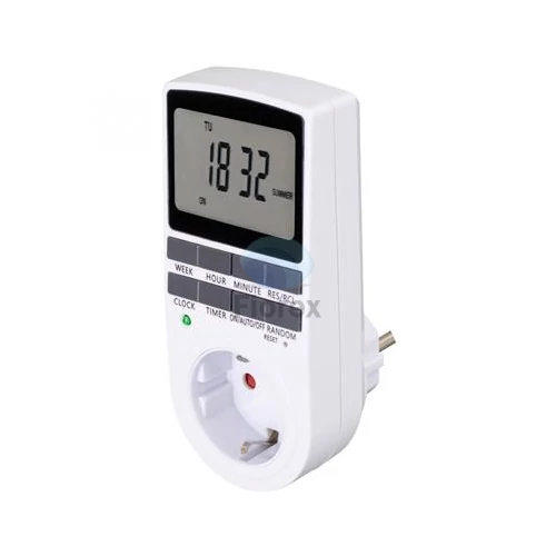 Időzítő óra, heti kapcsolóval, digitális, HOME