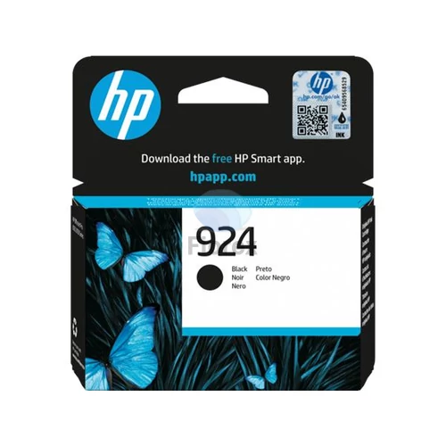 4K0U6NE Tintapatron Officejet Pro 8120e, 8130e nyomtatókhoz, HP 924, fekete, 500 oldal
