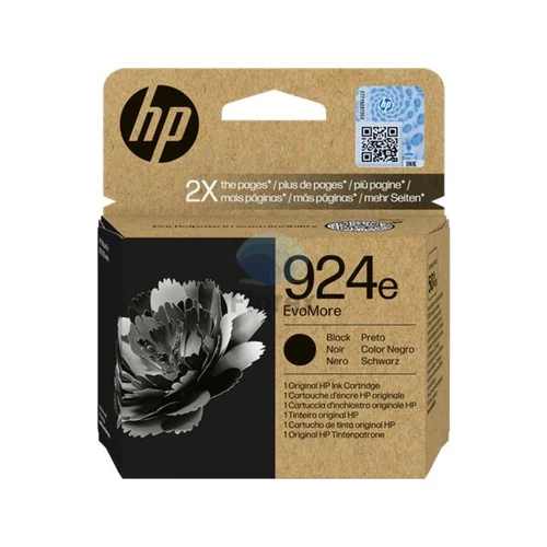 4K0V0NE Tintapatron Officejet Pro 8120e, 8130e nyomtatókhoz, HP 924 EvoMore, fekete, 1000 oldal