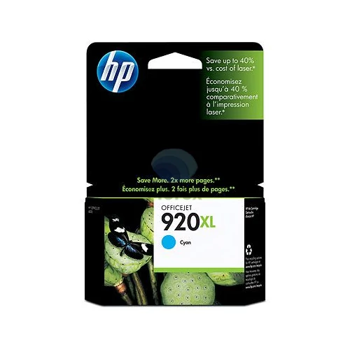 CD972AE Tintapatron OfficeJet 6000, 6500 nyomtatókhoz, HP 920xl, cián, 700 oldal