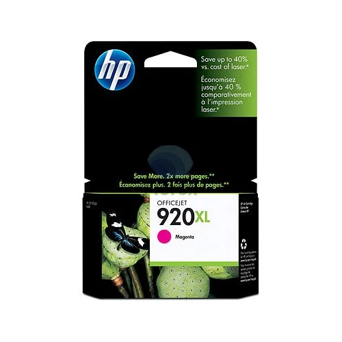CD973AE Tintapatron OfficeJet 6000, 6500 nyomtatókhoz, HP 920xl, magenta, 700 oldal