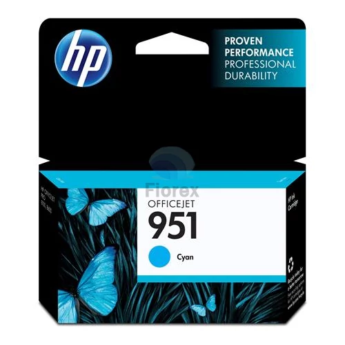 CN050AE Tintapatron OfficeJet Pro 8100, 8600 nyomtatókhoz, HP 951, cián, 0,75k