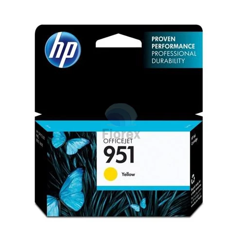 CN052AE Tintapatron OfficeJet Pro 8100, 8600 nyomtatókhoz, HP 951, sárga, 0,75k