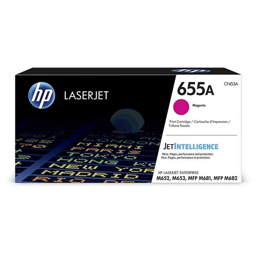 CF453A Lézertoner Color LaserJet M681, M682 nyomtatókhoz, HP 655A, magenta, 10,5k