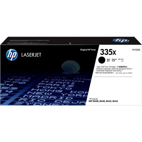 W1335X Lézertoner LaserJet M438, M442 nyomtatókhoz, HP 335X, fekete, 13,7k