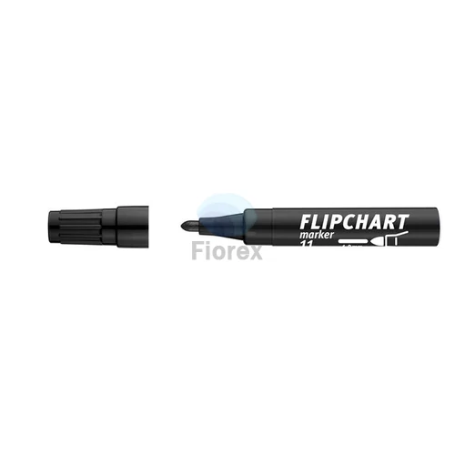 Flipchart marker, 1-3 mm, kúpos, ICO "Artip 11", fekete