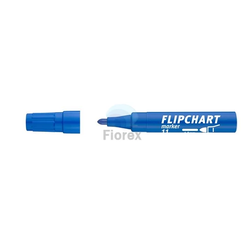 Flipchart marker, 1-3 mm, kúpos, ICO "Artip 11", kék