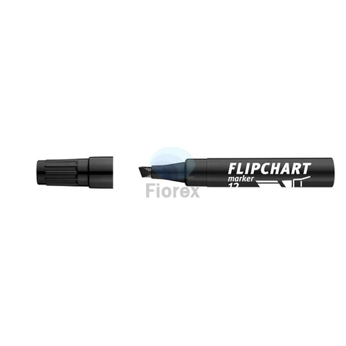 Flipchart marker, 1-4 mm, vágott, ICO "Artip 12", fekete