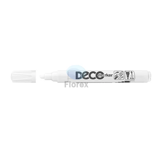Lakkmarker, 2-4 mm, ICO "Decomarker" fehér