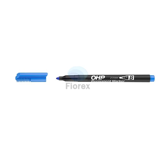 Alkoholos marker, OHP, 2-3 mm, B, ICO, kék