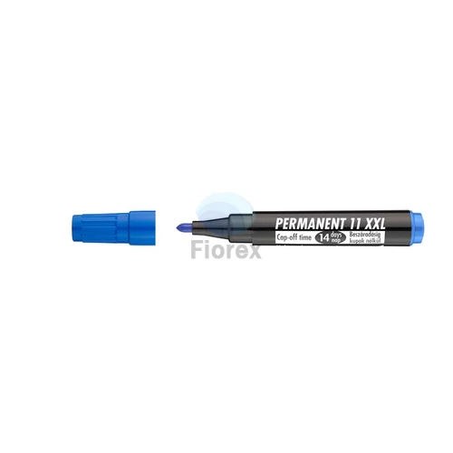Alkoholos marker, 1-3 mm, kúpos, ICO "Permanent 11 XXL", kék