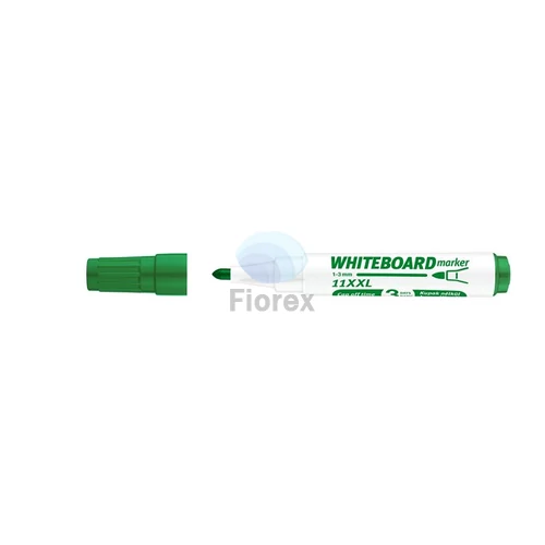 Tábla- és flipchart marker, 1-3 mm, kúpos, ICO "Plan 11 XXL", zöld