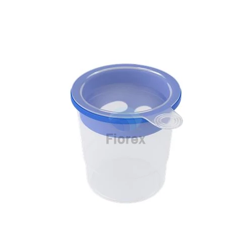 Ecsettál, műanyag, fedéllel, ICO "Süni", vegyes színek