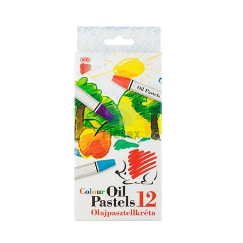 Olajpasztell kréta, ICO "Süni", 12 különböző szín
