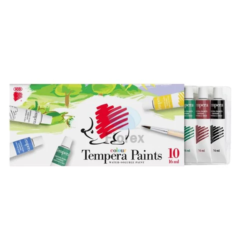 Tempera készlet, 10 darabos, ICO "Süni"