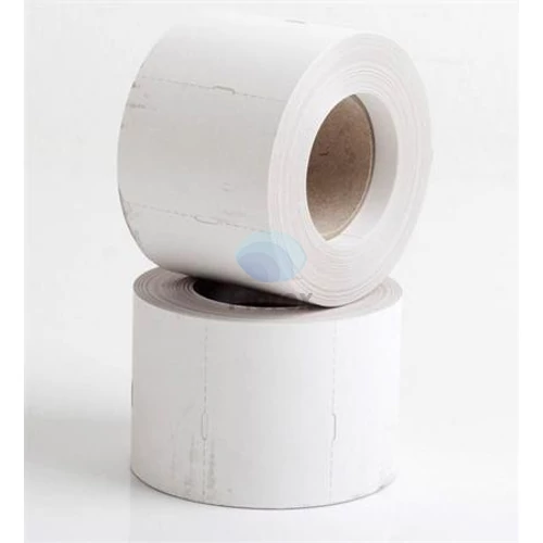 Polccímke, thermo, 38×55 mm, nem öntapadó, 600 db/tekercs, fehér