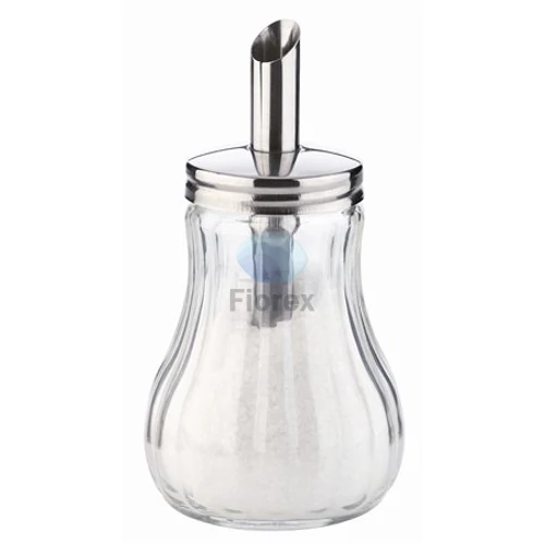 Cukorszóró, üveg, adagolós, 15cl